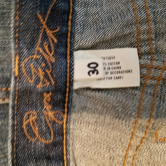 Ezra Fitch by Abercrombie Jean Skirt Shell Trim - Picture 4 of 7